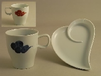 ミニマグ&ハートソーサー